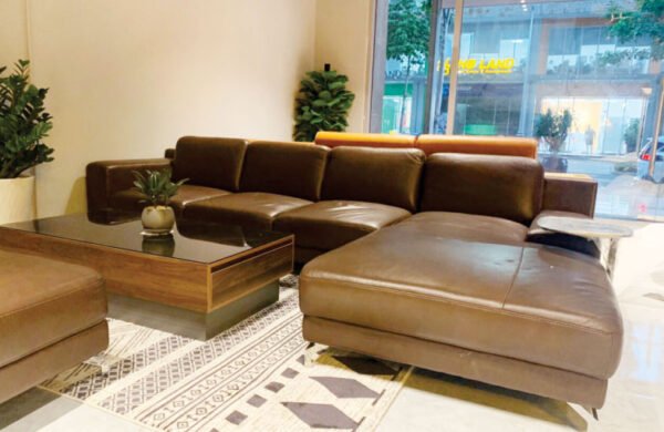 Ghế sofa da bò nhập khẩu Đồng Nai - phong cách dành cho chung cư hiện đại